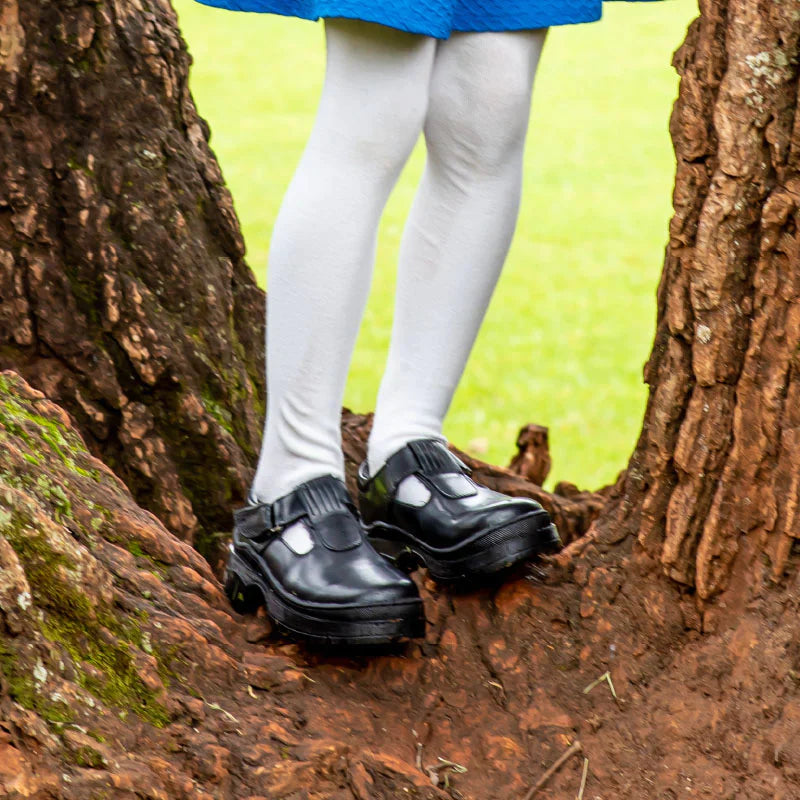 Studeez Leather Girls School Shoes - Shupavu (2-8) - Pure Nurslings