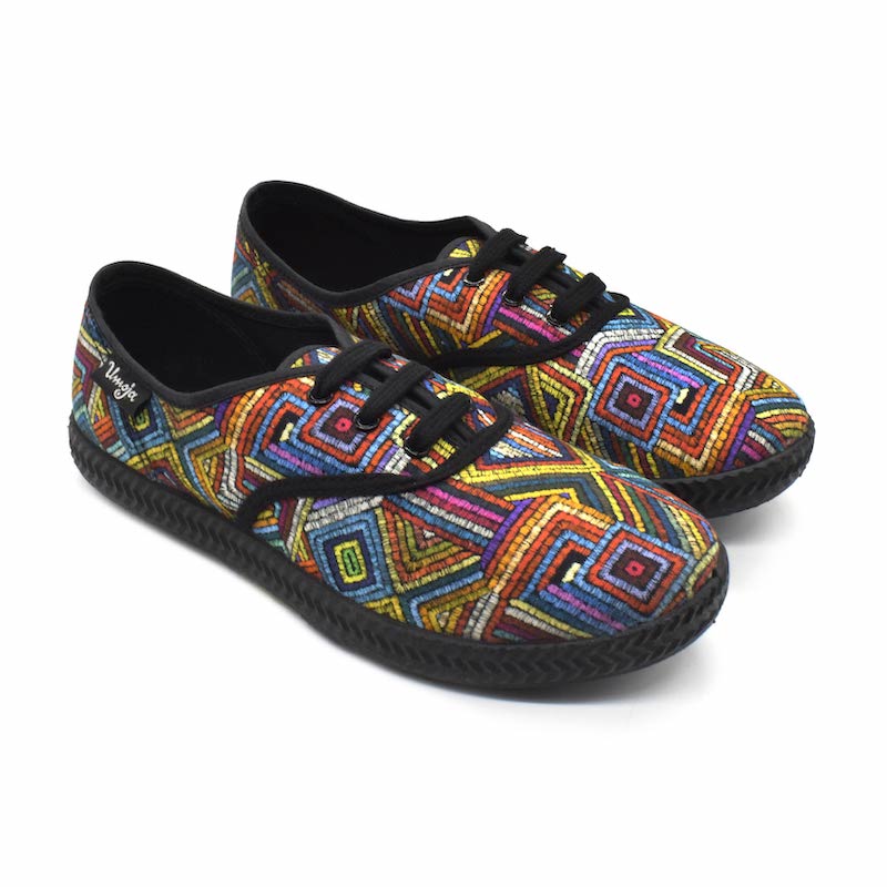 Tomcat Canvas Shoes - Multi Abstract - Pure Nurslings