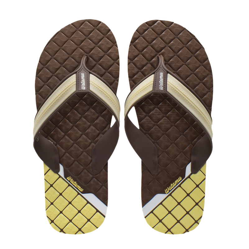 Watamu Checkers Slippers - Brown - Pure Nurslings