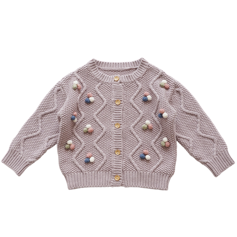 Pure Nurslings Cotton Baby Girl Sweater - The Softest, Cozyest, and Most Sustainable - mini munchies - Pure Nurslings