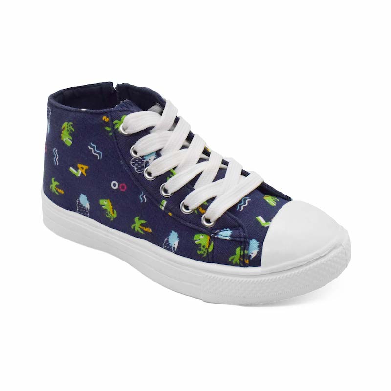 Buggies Dino Kids Shoes - Navy - Pure Nurslings