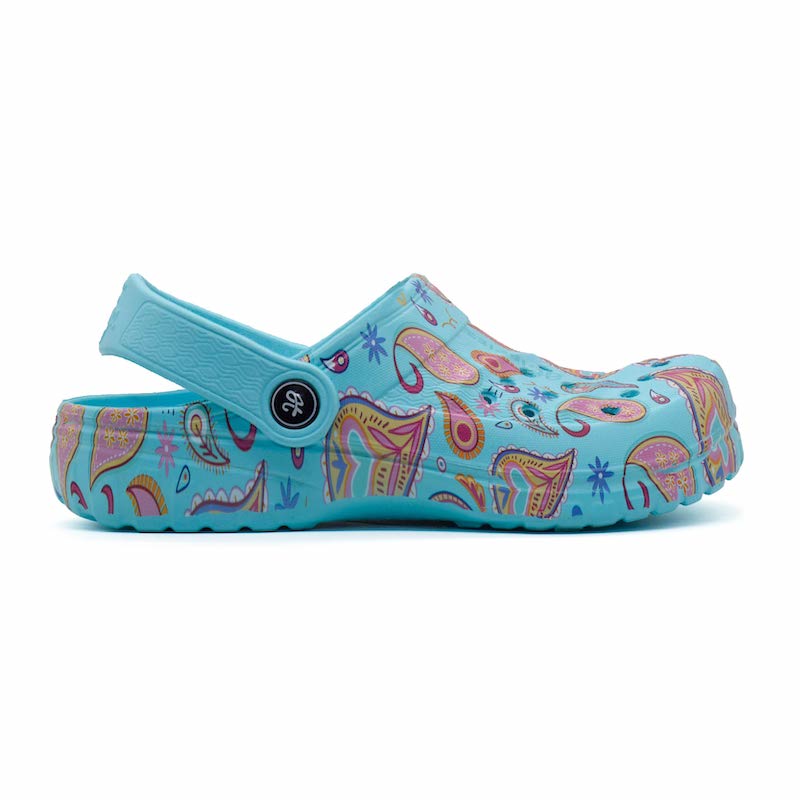 Hippies Print - Aqua Ethnic - Pure Nurslings