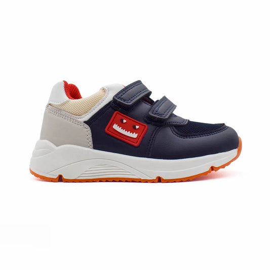 Buggies Tickel Kids Shoes - Navy Red - Pure Nurslings