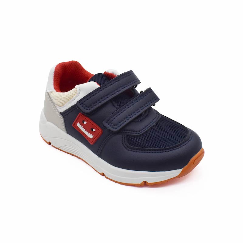 Buggies Tickel Kids Shoes - Navy Red - Pure Nurslings