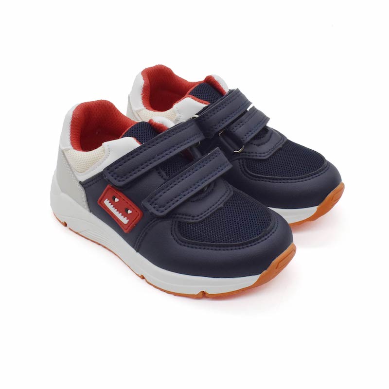 Buggies Tickel Kids Shoes - Navy Red - Pure Nurslings