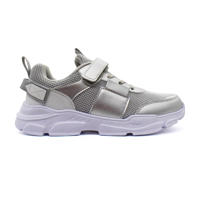 Buggies Retro Kids Shoes - Silver - Pure Nurslings