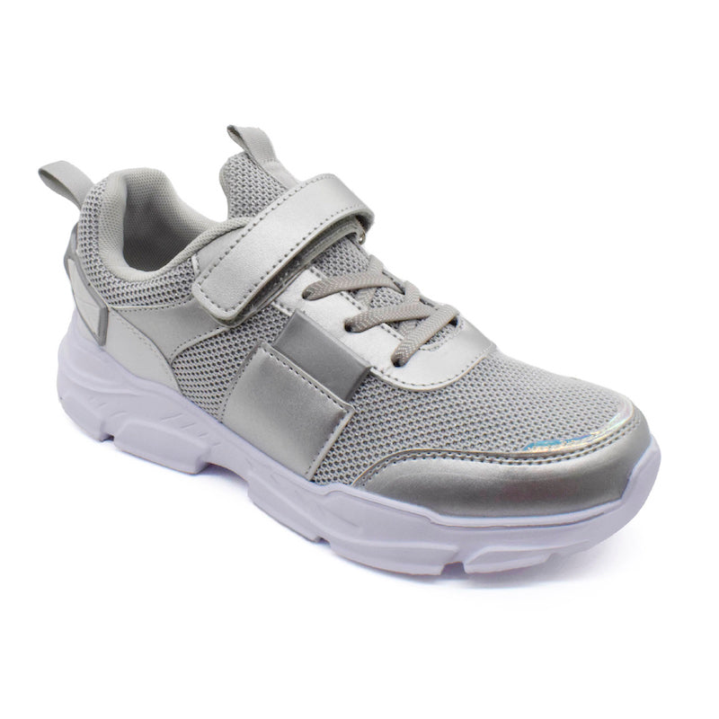 Buggies Retro Kids Shoes - Silver - Pure Nurslings